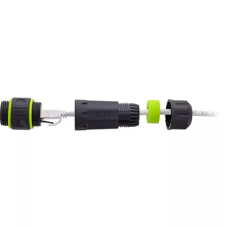 Adaptador cambiador de género InLine 69927H – Tipo conector hembra RJ45 (conector de cable de red)