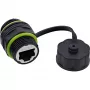 Cable cambiador de género InLine 69927J — Adaptador de red para invertir la orientación del conector