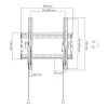 InLine 23101B Soporte de pared/peana para TV 177,8 cm (70