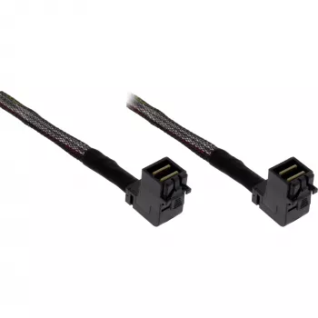 InLine 27626C Cable Serial Attached SCSI (SAS) 0,75 m Negro