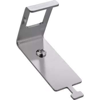 InLine 76203L Soporte de módulo metálico Keystone SNAP-In, simple, para carril DIN, con lengüeta
