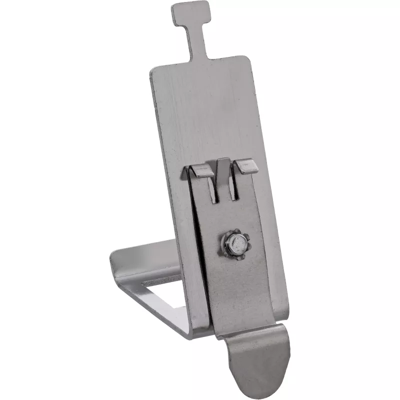 InLine 76203L Soporte de módulo metálico Keystone SNAP-In, simple, para carril DIN, con lengüeta
