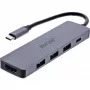 InLine 33271A Hub de interfaces USB 3.2 Gen 1 (3.1 Gen 1) Type-C 5000 Mbit/s Gris