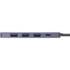 InLine 33271A Hub de interfaces USB 3.2 Gen 1 (3.1 Gen 1) Type-C 5000 Mbit/s Gris