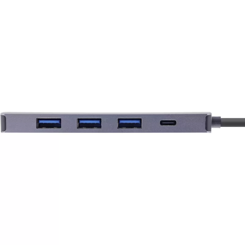 InLine 33271A Hub de interfaces USB 3.2 Gen 1 (3.1 Gen 1) Type-C 5000 Mbit/s Gris