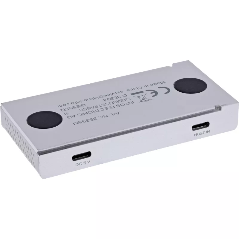 InLine 35395M Hub de interfaces USB 3.2 Gen 2 (3.1 Gen 2) Type-C 10000 Mbit/s Plata