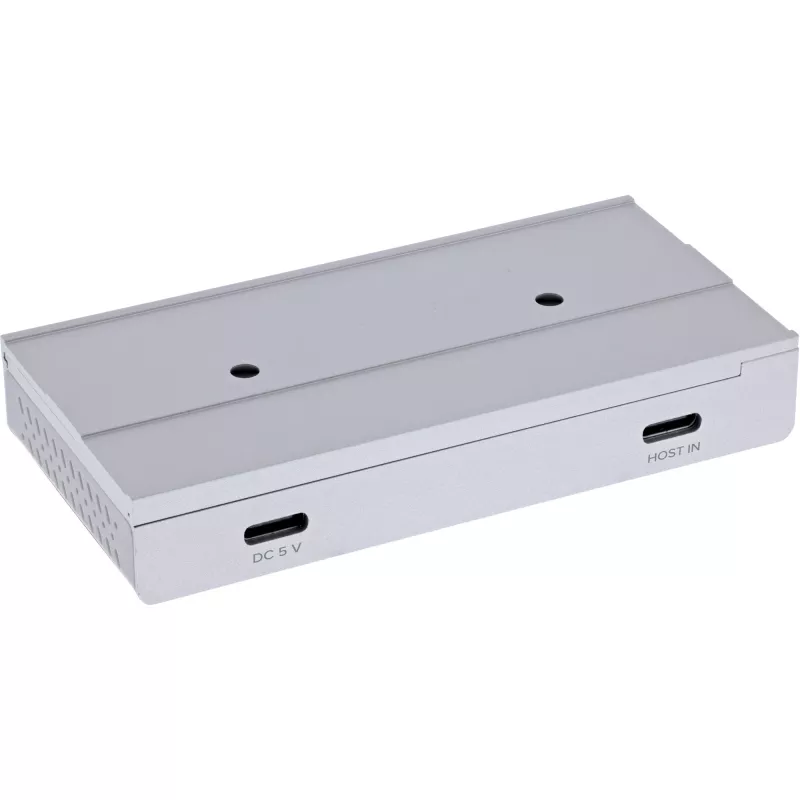 InLine 35395M Hub de interfaces USB 3.2 Gen 2 (3.1 Gen 2) Type-C 10000 Mbit/s Plata
