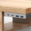 InLine 35395M Hub de interfaces USB 3.2 Gen 2 (3.1 Gen 2) Type-C 10000 Mbit/s Plata