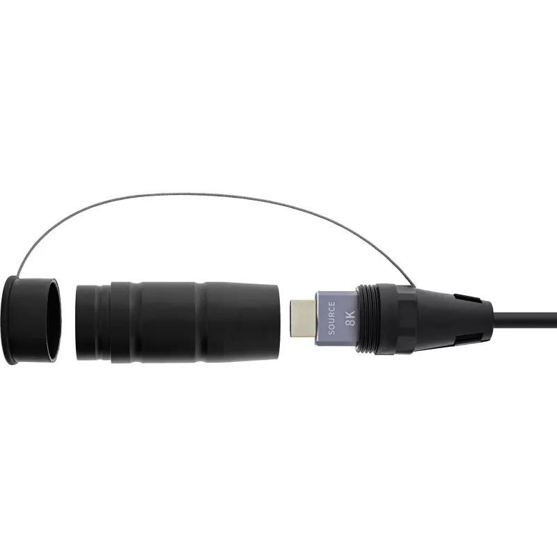 Cable HDMI InLine 17950T, 50 m, HDMI Type-A macho–macho, HDMI 2.1, 48 Gbit/s, negro