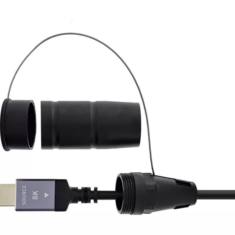 Cable HDMI InLine 17950T, 50 m, HDMI Type-A macho–macho, HDMI 2.1, 48 Gbit/s, negro