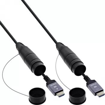InLine 17990T Cable HDMI 90 m HDMI Type-A (estándar) Negro
