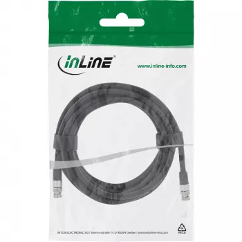 Cable VGA InLine 10803S — cable de vídeo analógico, peso 228 g, tamaño del conector aprox. 15×15 mm