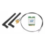SHUTTLE WLN-M22 Kit WLAN — Intel AX210 M.2 Wi‑Fi 6E (tribanda 2.4/5/6 GHz) con Bluetooth 5.2 y 2x2 antenas externas
