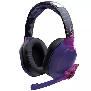 Auriculares Lexip Sasuke “Revenge” Naruto Shippuden – Bluetooth, con micrófono extraíble – inalámbricos en PC, Nintendo Switch, Android, iOS y tablet – con cable en PS4, PS5 y Xbox