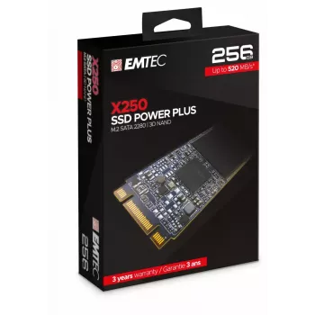 Unidad SSD Emtec 256 GB M.2 Serial ATA III 3D NAND X250