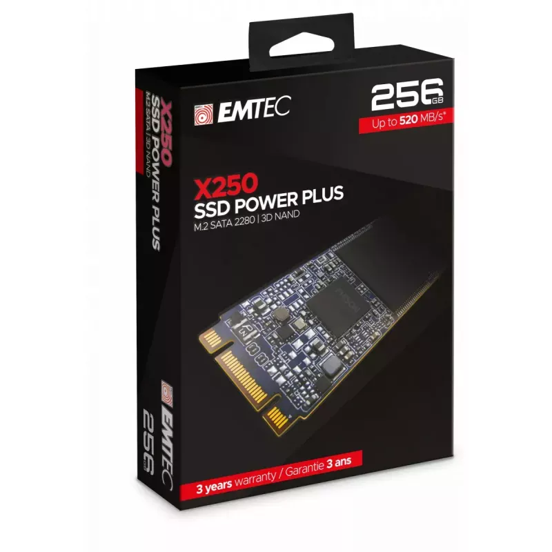 Unidad SSD Emtec 256 GB M.2 Serial ATA III 3D NAND X250
