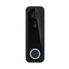 Videoportero TRUST DOORCAM-3000, 3 MP, Wi‑Fi 2.4 GHz, MicroSD hasta 256 GB, batería/USB, Negro/Blanco