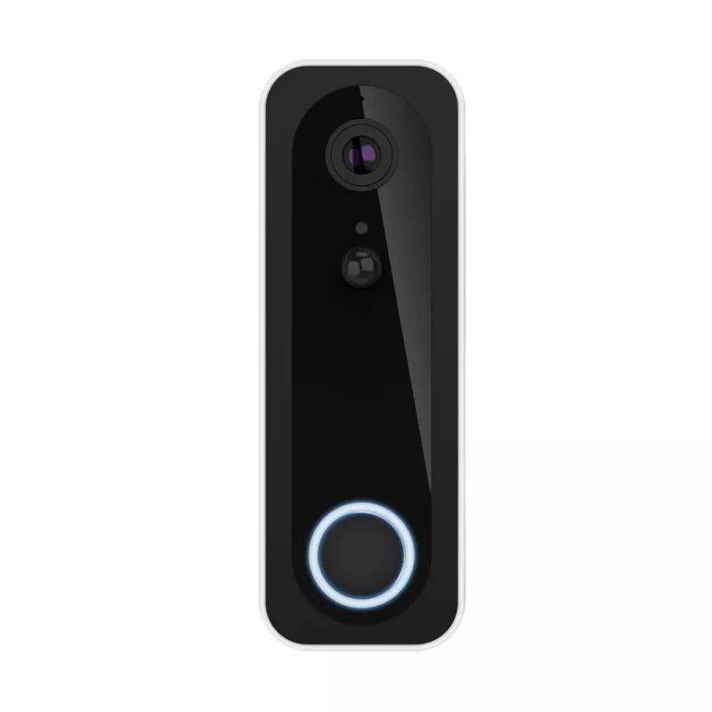 Videoportero TRUST DOORCAM-3000, 3 MP, Wi‑Fi 2.4 GHz, MicroSD hasta 256 GB, batería/USB, Negro/Blanco
