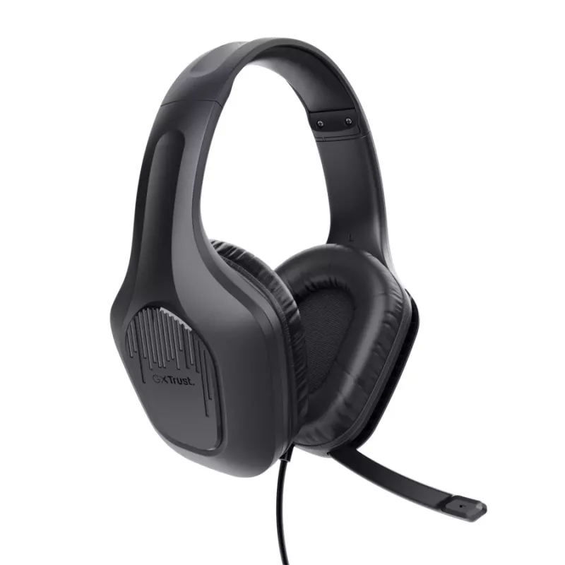 Auriculares Trust GXT 417 Zirox con cable diadema gaming Negro