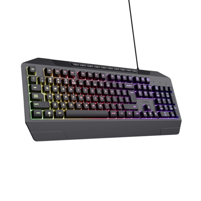 Teclado gaming Trust GXT 836 EVOCX USB Alemán Negro