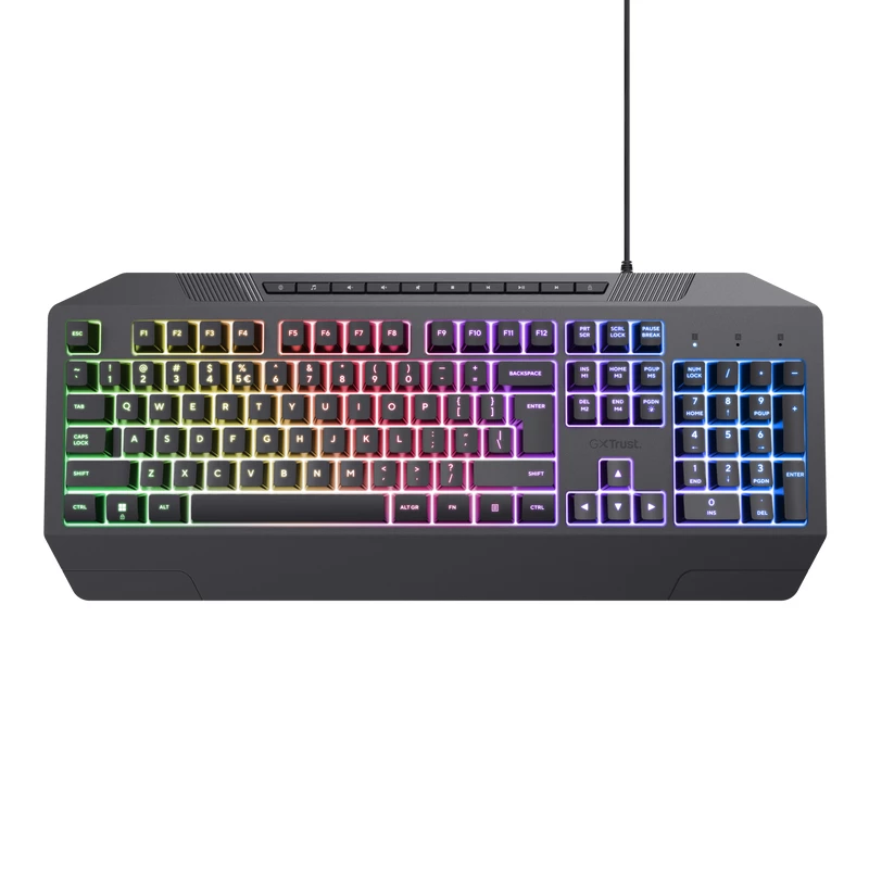 Teclado gaming Trust GXT 836 EVOCX USB Alemán Negro