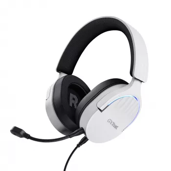 Trust GXT 490W Fayzo auriculares gaming USB 7.1, con cable, blanco