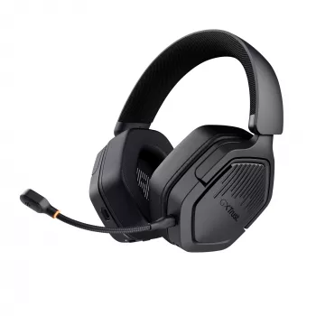 Auriculares Trust GXT 493 Carus con cable e inalámbricos diadema, casco gaming USB Type-C / USB Type-A Bluetooth Negro