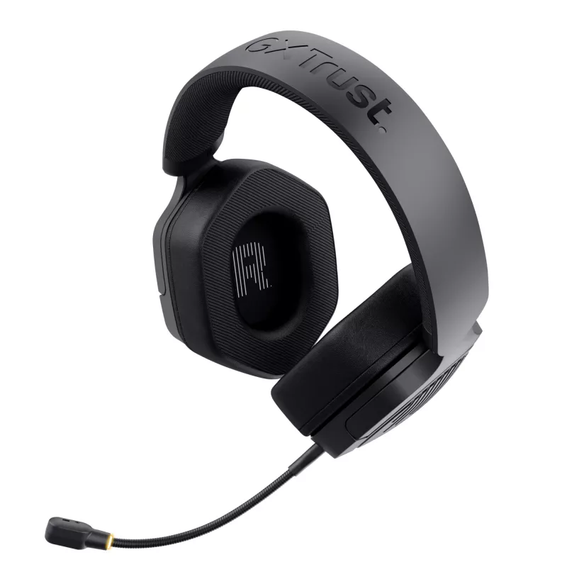 Auriculares Trust GXT 493 Carus con cable e inalámbricos diadema, casco gaming USB Type-C / USB Type-A Bluetooth Negro