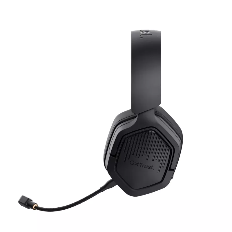 Auriculares Trust GXT 493 Carus con cable e inalámbricos diadema, casco gaming USB Type-C / USB Type-A Bluetooth Negro