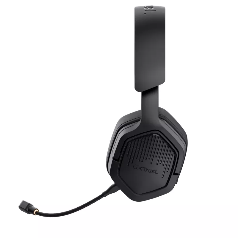 Auriculares Trust GXT 493 Carus con cable e inalámbricos diadema, casco gaming USB Type-C / USB Type-A Bluetooth Negro