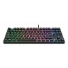 Teclado gaming mecánico TRUST 26135, 80% 87 teclas, distribución alemana QWERTZ, USB con cable, negro, cable de 1,8 m
