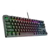 Teclado gaming mecánico TRUST 26135, 80% 87 teclas, distribución alemana QWERTZ, USB con cable, negro, cable de 1,8 m