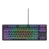 Teclado gaming mecánico TRUST 26135, 80% 87 teclas, distribución alemana QWERTZ, USB con cable, negro, cable de 1,8 m