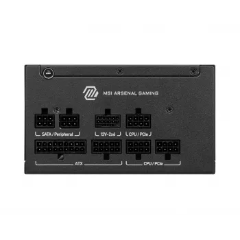 Fuente de alimentación MSI MAG A650GLS PCIE5 650 W 24 pines ATX ATX Negro