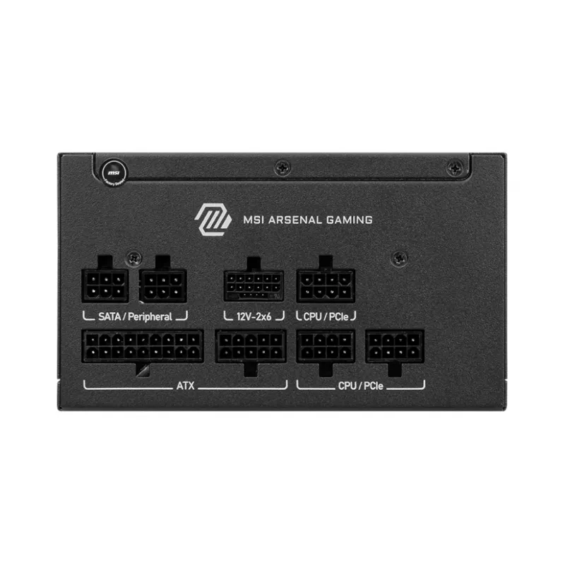 Fuente de alimentación MSI MAG A650GLS PCIE5 650 W 24 pines ATX ATX Negro