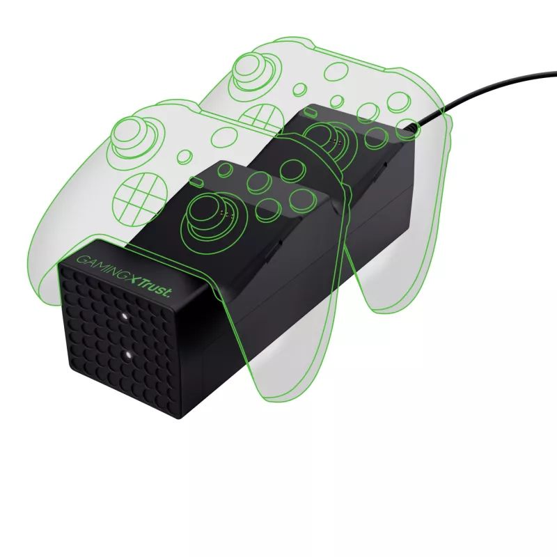 Trust GXT 250 Duo base de carga para Xbox Series X|S