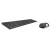 Rapoo 9850M Teclado ratón incluido Hogar RF Wireless Bluetooth QWERTZ Alemán Gris