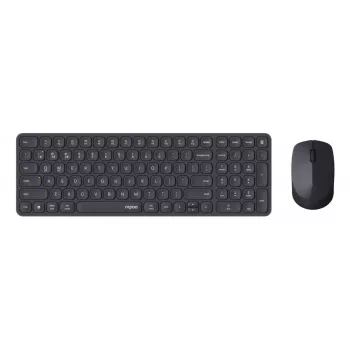 Rapoo 9310M Teclado ratón incluido Wireless Bluetooth Negro