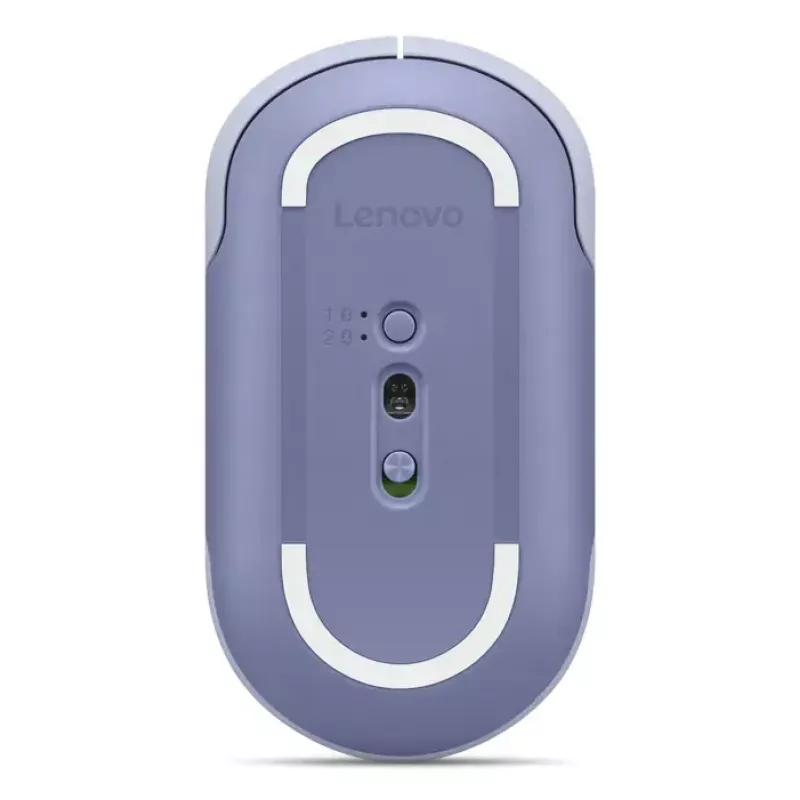 Ratón inalámbrico Bluetooth de oficina Lenovo 350 — Ambidiestro, Óptico 2400 DPI, 6 botones, azul