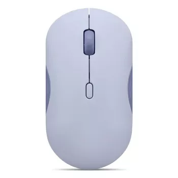 Ratón inalámbrico Bluetooth de oficina Lenovo 350 — Ambidiestro, Óptico 2400 DPI, 6 botones, azul