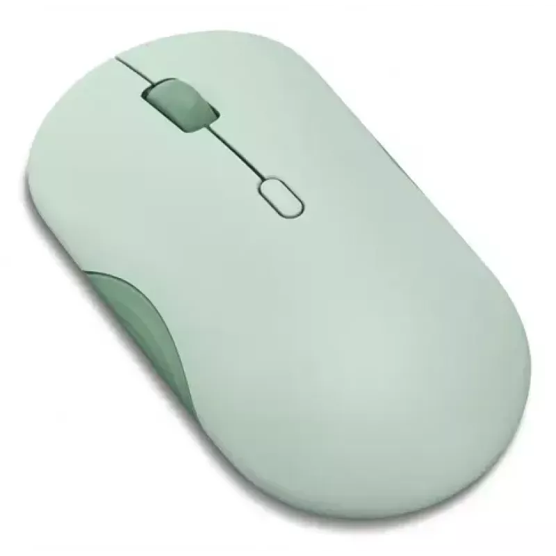 Ratón inalámbrico Bluetooth óptico ambidiestro Lenovo 350 2400 DPI, 6 botones, verde
