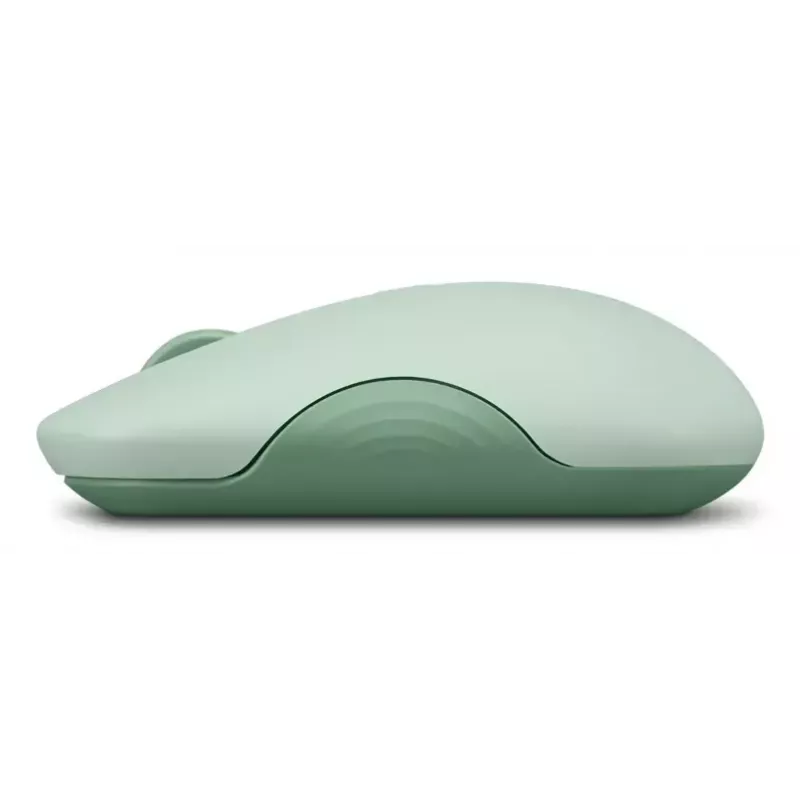 Ratón inalámbrico Bluetooth óptico ambidiestro Lenovo 350 2400 DPI, 6 botones, verde