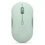 Ratón inalámbrico Bluetooth óptico ambidiestro Lenovo 350 2400 DPI, 6 botones, verde