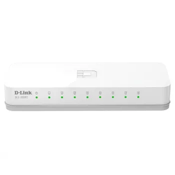 D-Link 0 Fast Ethernet no gestionado (10/100) sobremesa blanco
