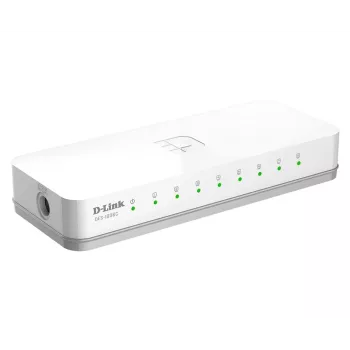 D-Link 0 Fast Ethernet no gestionado (10/100) sobremesa blanco
