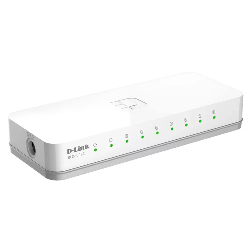 D-Link 0 Fast Ethernet no gestionado (10/100) sobremesa blanco