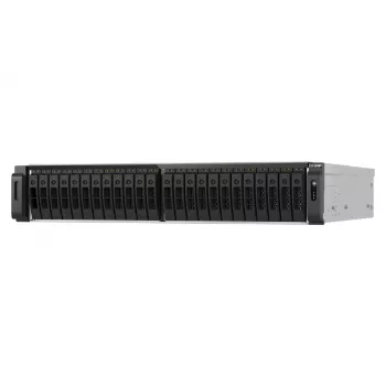 QNAP TS-H3077AFU-R7-64G NAS/servidor de almacenamiento Rack (2U) AMD Ryzen™ 5 64 GB DDR5 0 TB QuTS hero Black, metálico