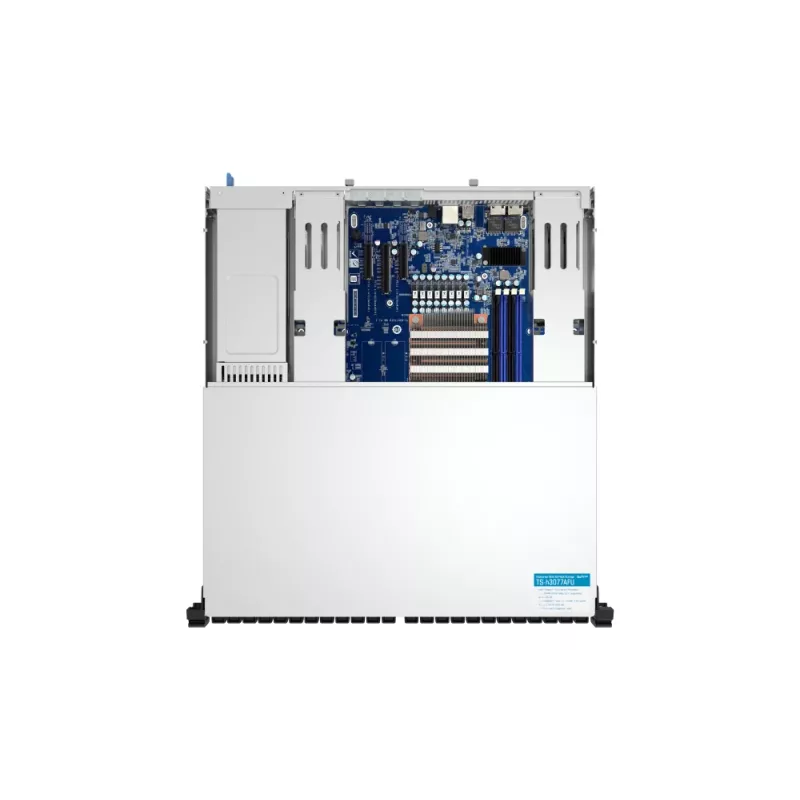 QNAP TS-H3077AFU-R7-64G NAS/servidor de almacenamiento Rack (2U) AMD Ryzen™ 5 64 GB DDR5 0 TB QuTS hero Black, metálico