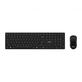 MSI FORGE K210 WIRELESS COMBO Teclado y ratón con Home/Office USB negro