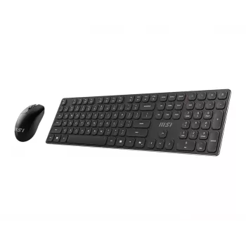 MSI FORGE K210 WIRELESS COMBO Teclado y ratón con Home/Office USB negro